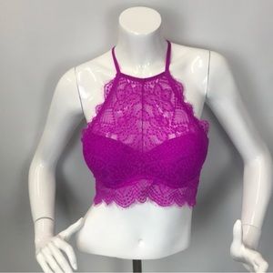 Victoria’s Secrect PINK Small Purple Lace Bralette Bra